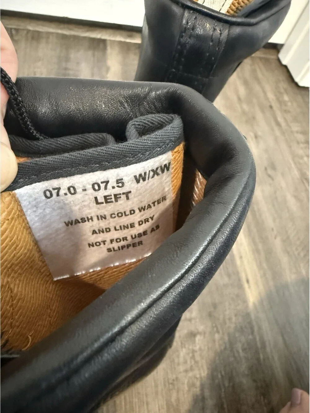 Belleville Tactical Black Leather Boots Size 7.5 W 261